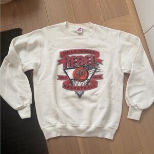 Vintage Rebels White Crew Neck Sweater